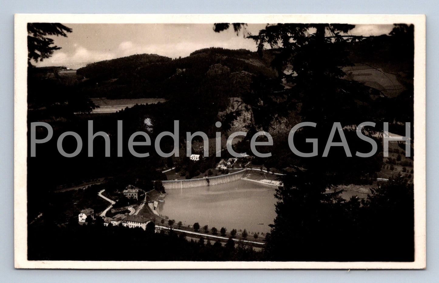 Pohlednice PŘEHRADA NA BYSTŘIČCE (ST4392)