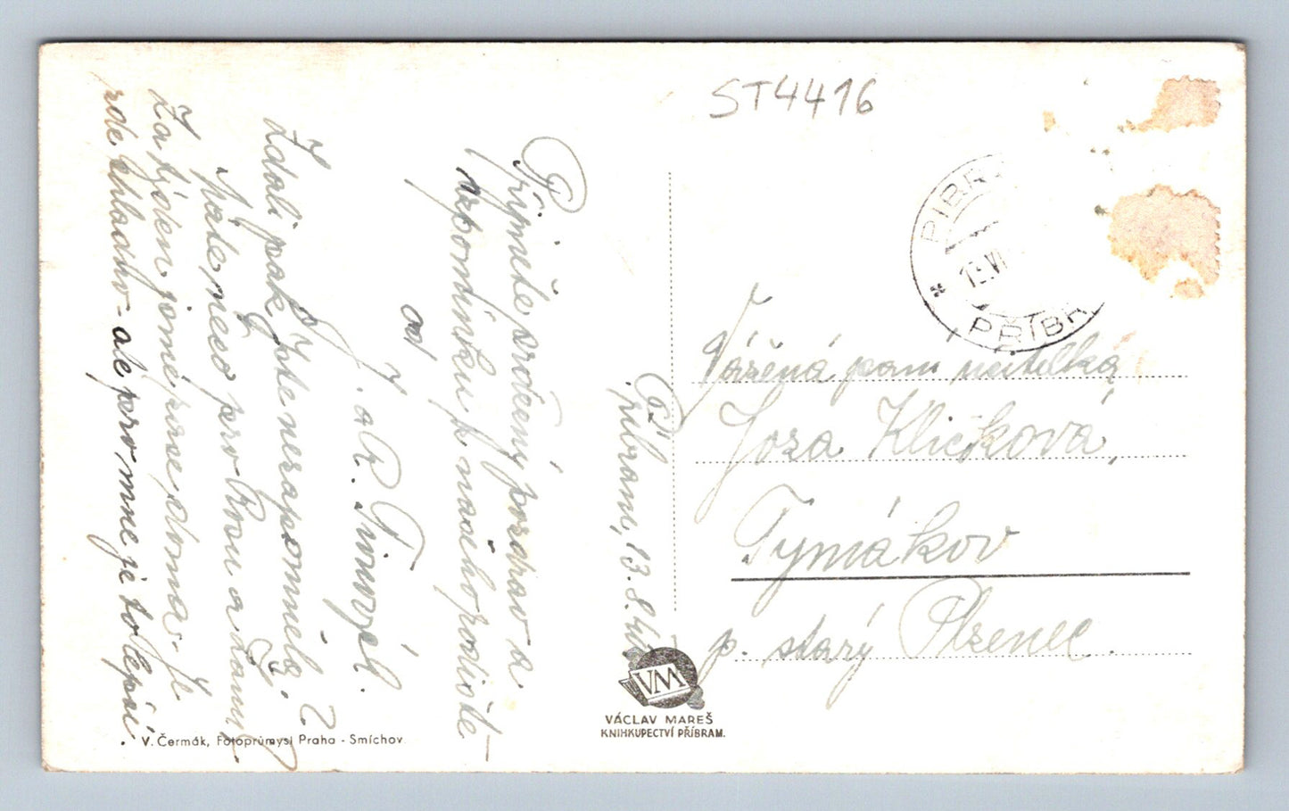 Pohlednice PŘÍBRAM SE SV. HOROU (ST4416)