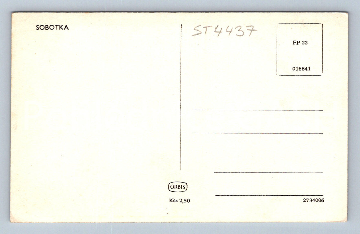 Pohlednice SOBOTKA (ST4437)
