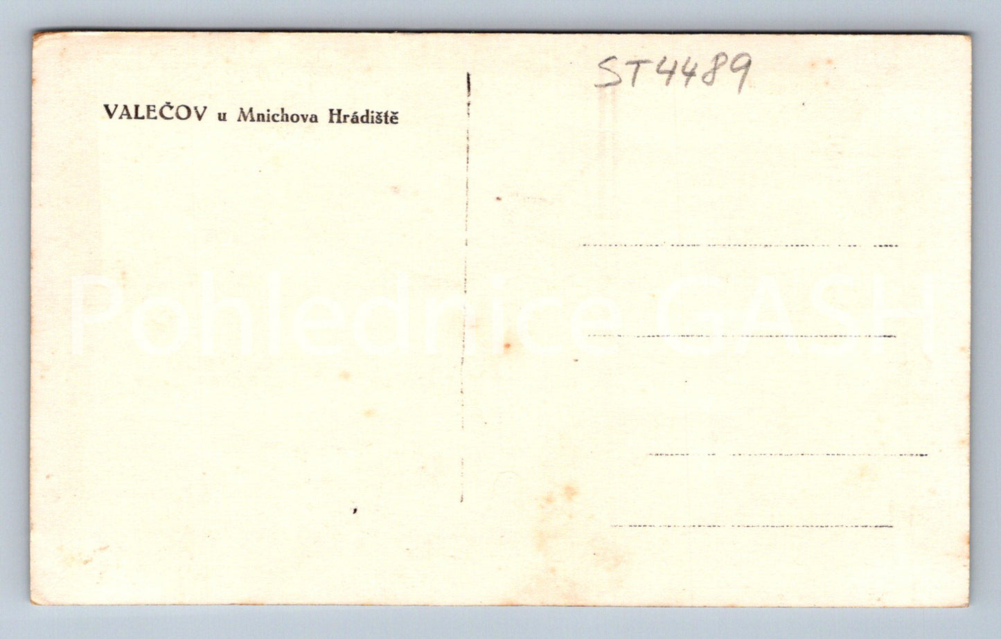 Pohlednice VALEČOIV U MNICHOVA HRADIŠTĚ (ST4489)