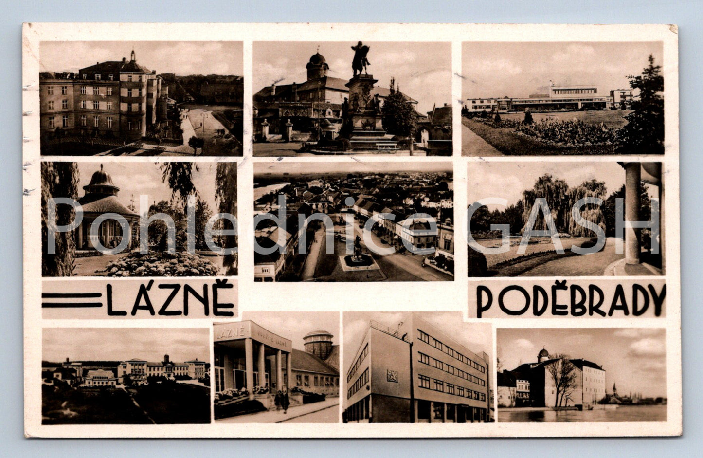 Pohlednice LÁZNĚ PODĚBRADY - KOLÁŽ (ST4491)