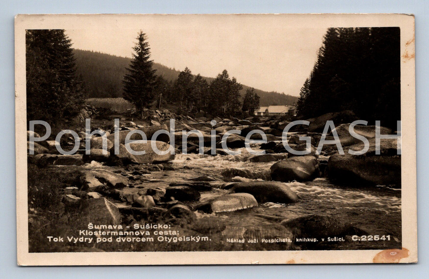 Pohlednice ŠUMAVA - SUŠICKO (ST4493)