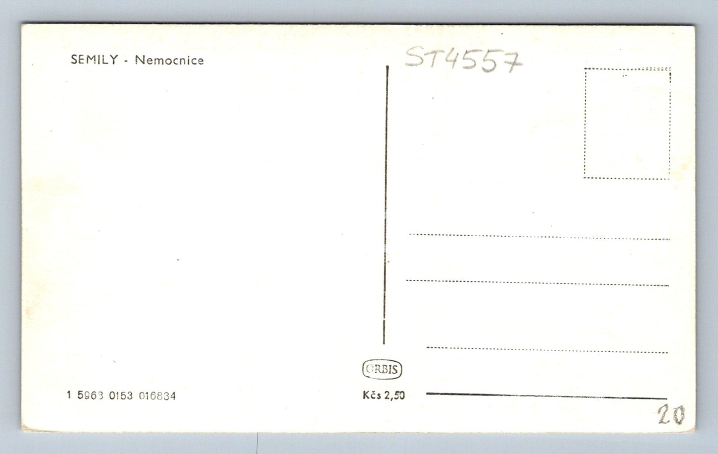 Pohlednice SEMILY - NEMOCNICE (ST4557)