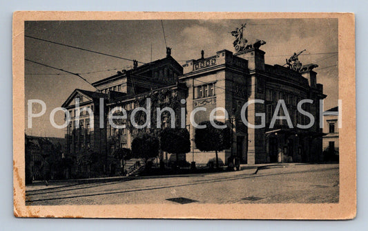 Pohlednice GABLONZ A. N., SUDETENGAU, STADTTHEATER (ST4583)
