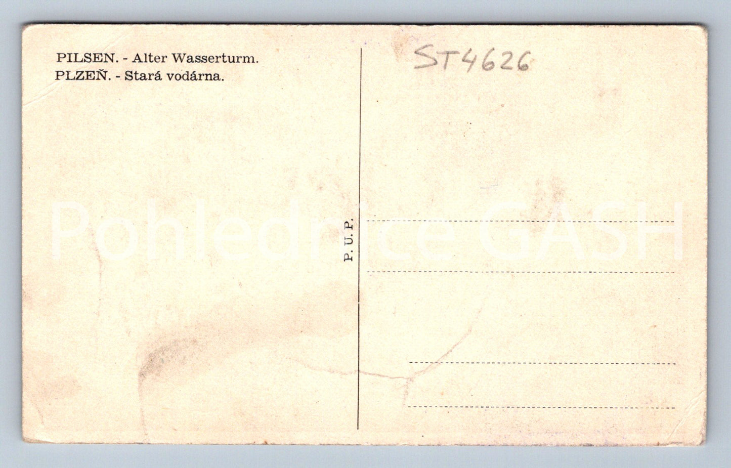 Postcard PILSEN (ST4626)
