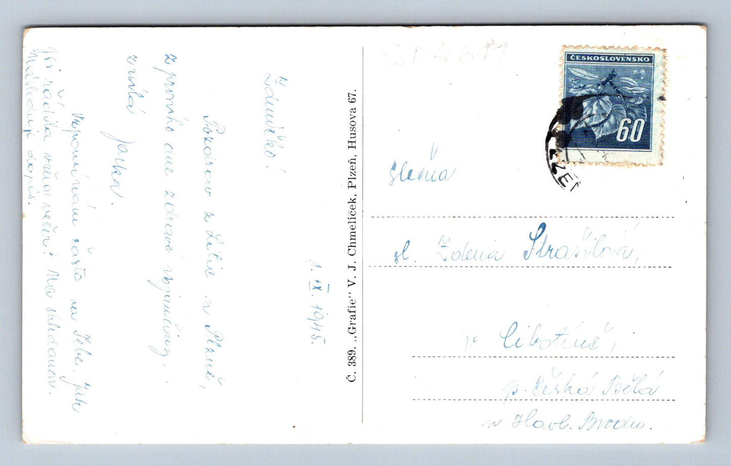 Postcard PILSEN (ST4681)