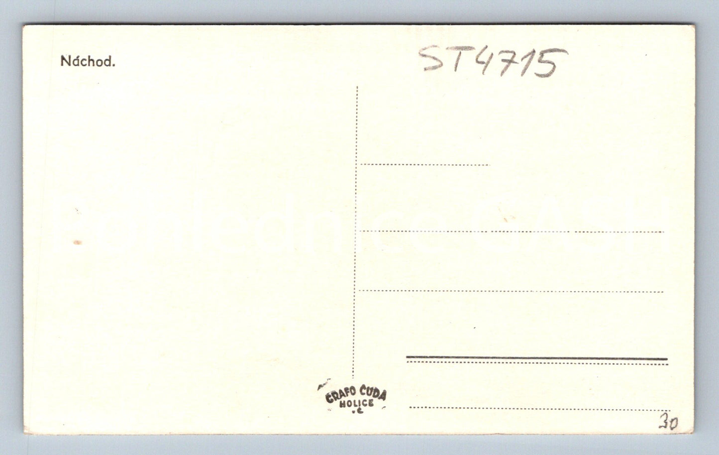 Postcard NÁCHOD (ST4715)