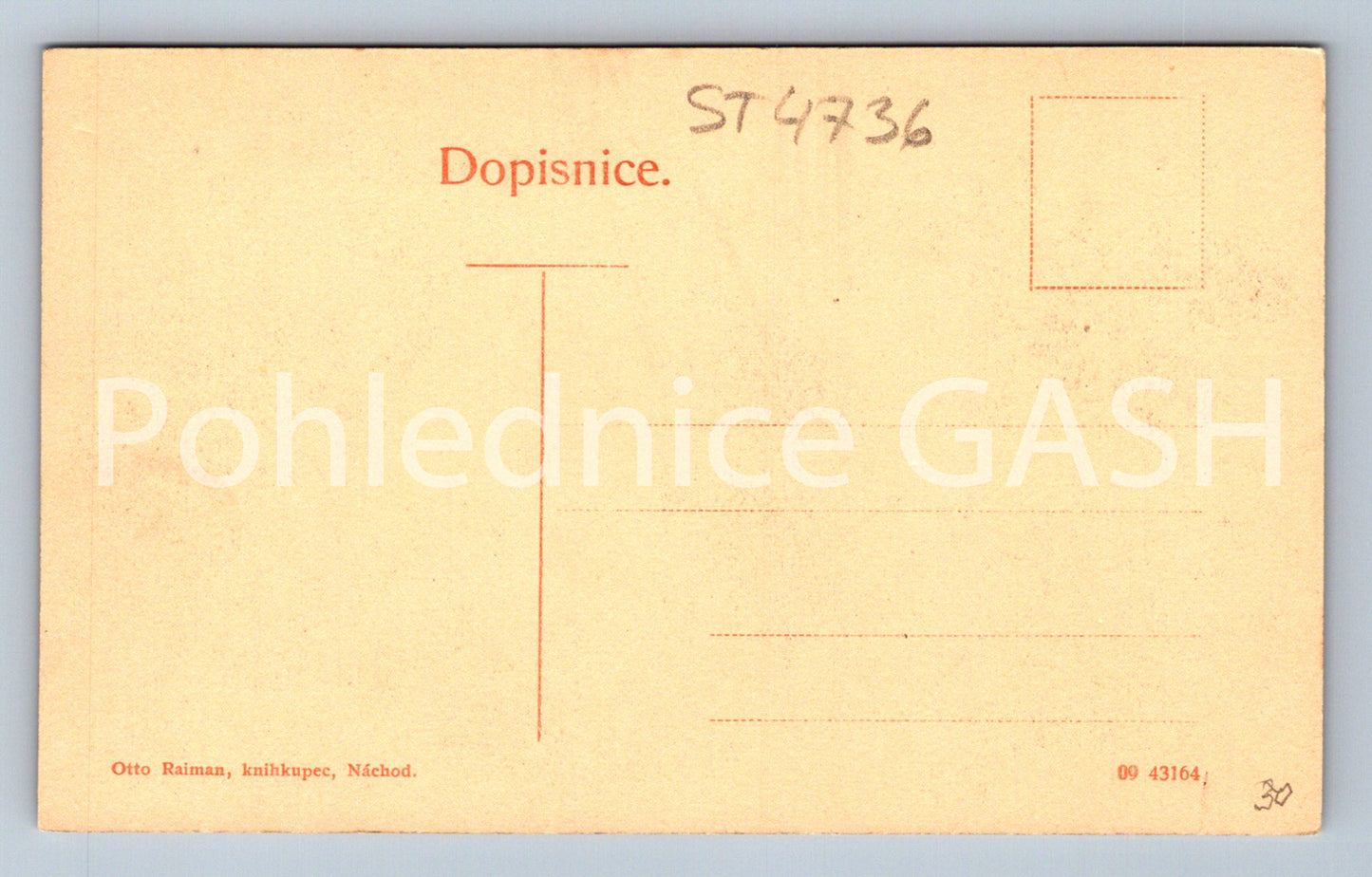 Postcard NÁCHOD (ST4736)