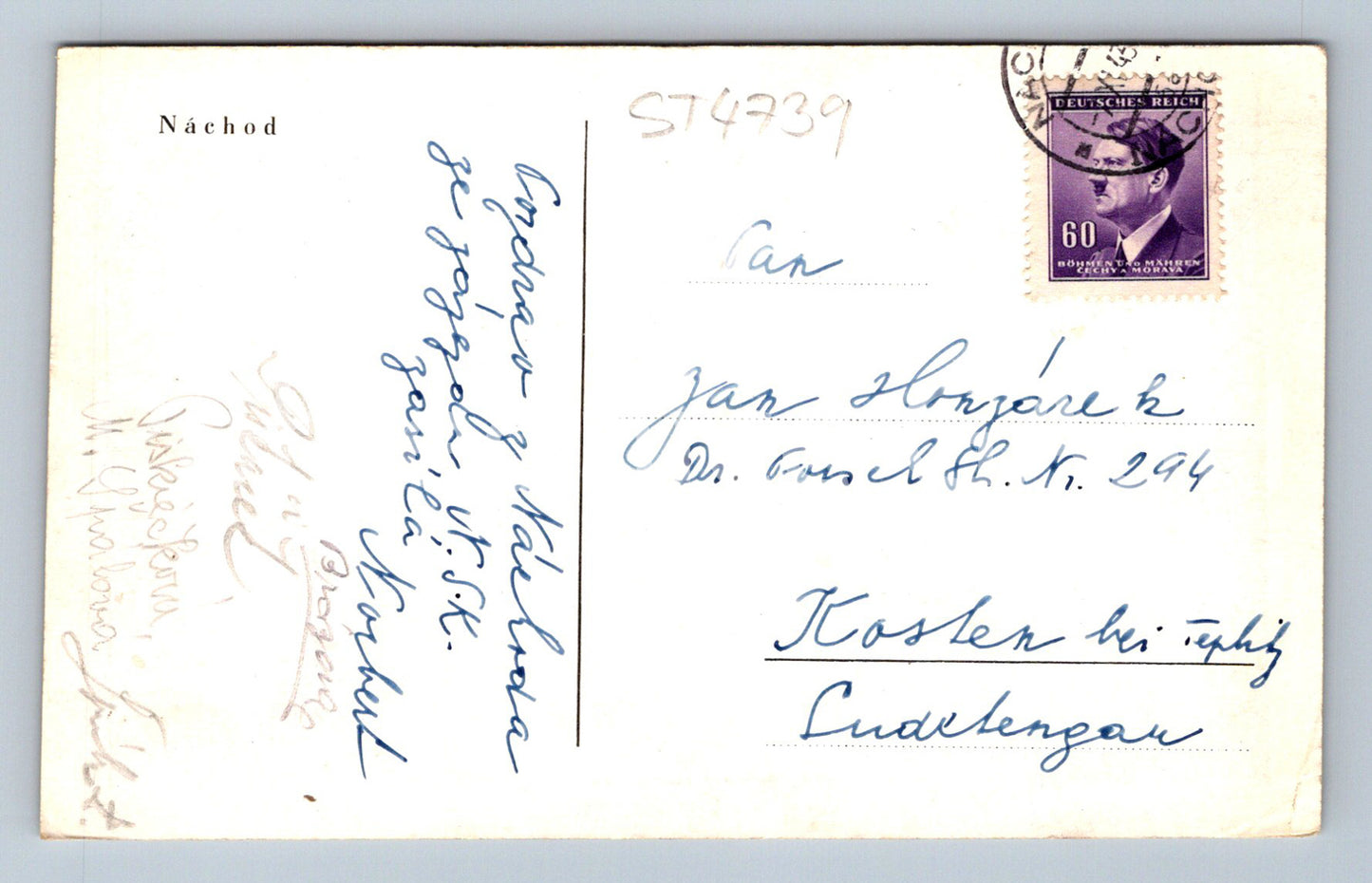 Postcard NÁCHOD (ST4739)