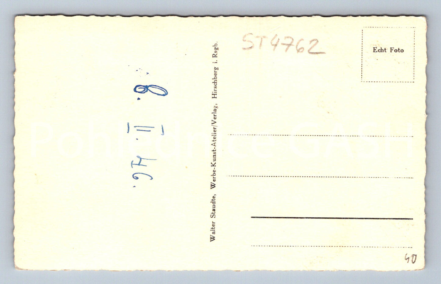 Postcard SUDENTENGAU (ST4762)