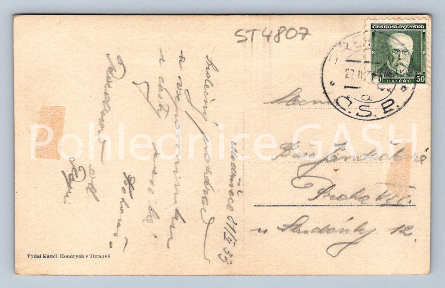 Postcard BOHEMIAN PARADISE SMALL ROCK (ST4807)