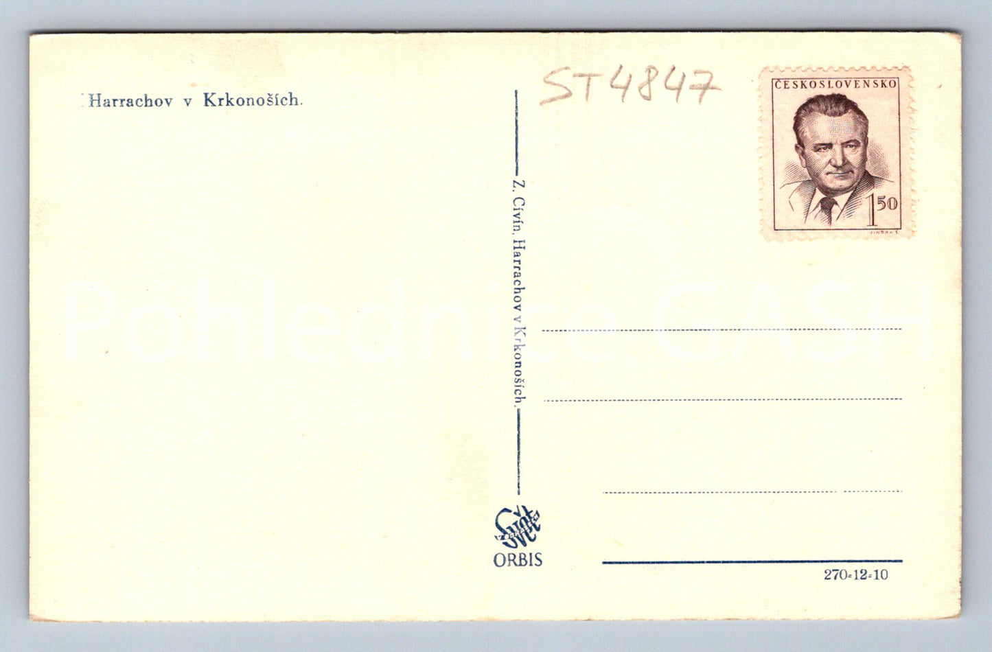 Pohlednice HARRACHOV V KRKONOŠÍCH (ST4847)