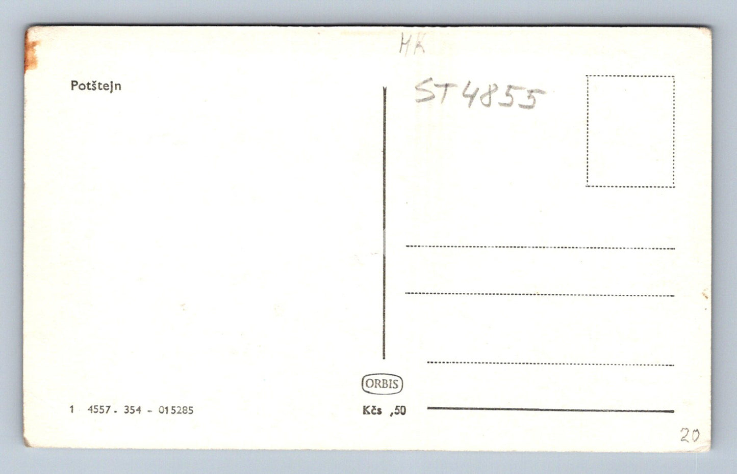 Postcard POSTEJN (ST4855)