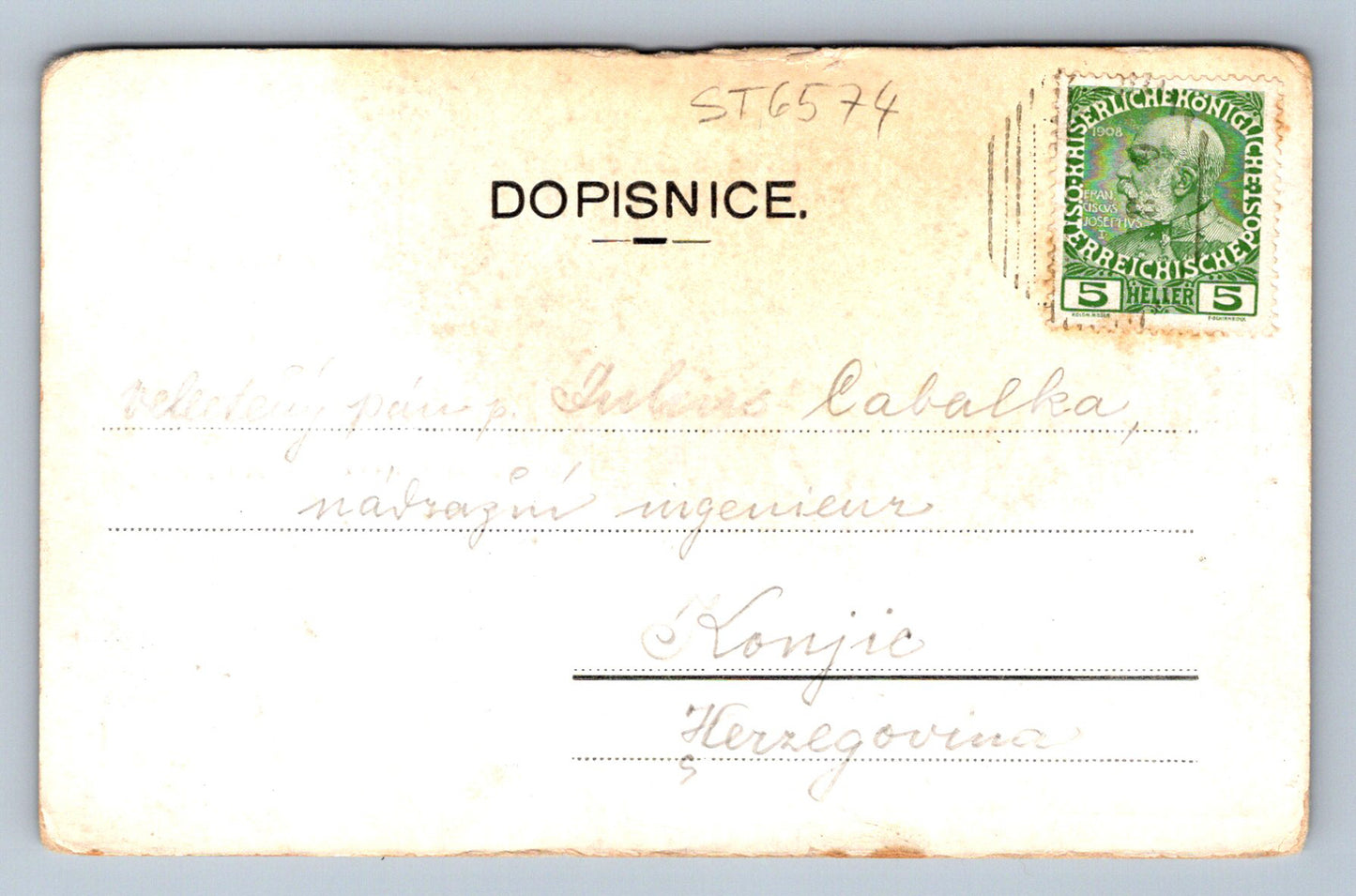 Pohlednice POZDRAV Z KRKONOŠ (ST6574)