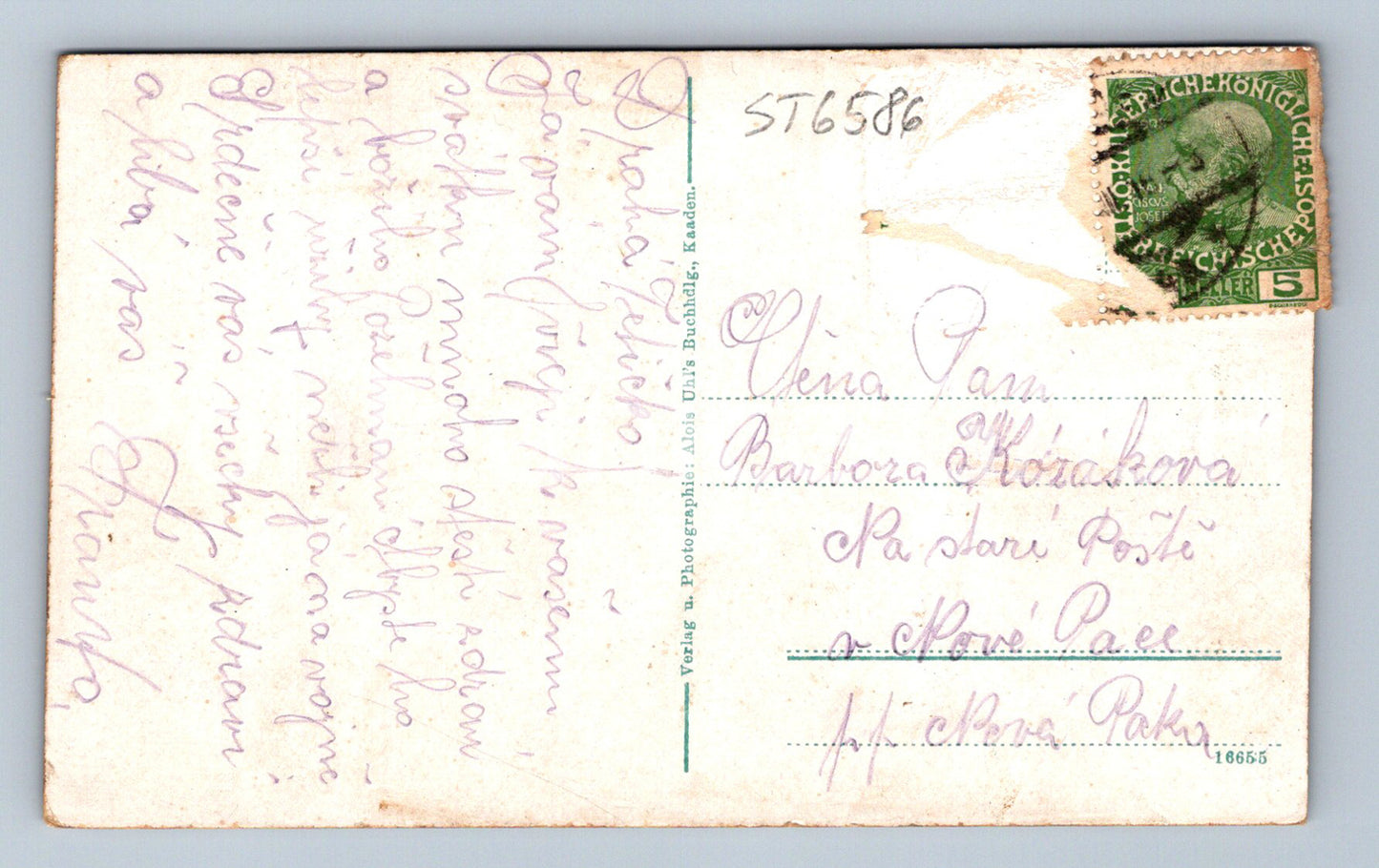 Postcard KAADEN AD EGER, BARRACKS (ST6586)
