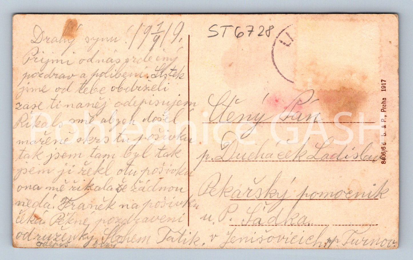 Postcard LÁZNĚ SEDMIHORY - COLLAGE (ST6728)