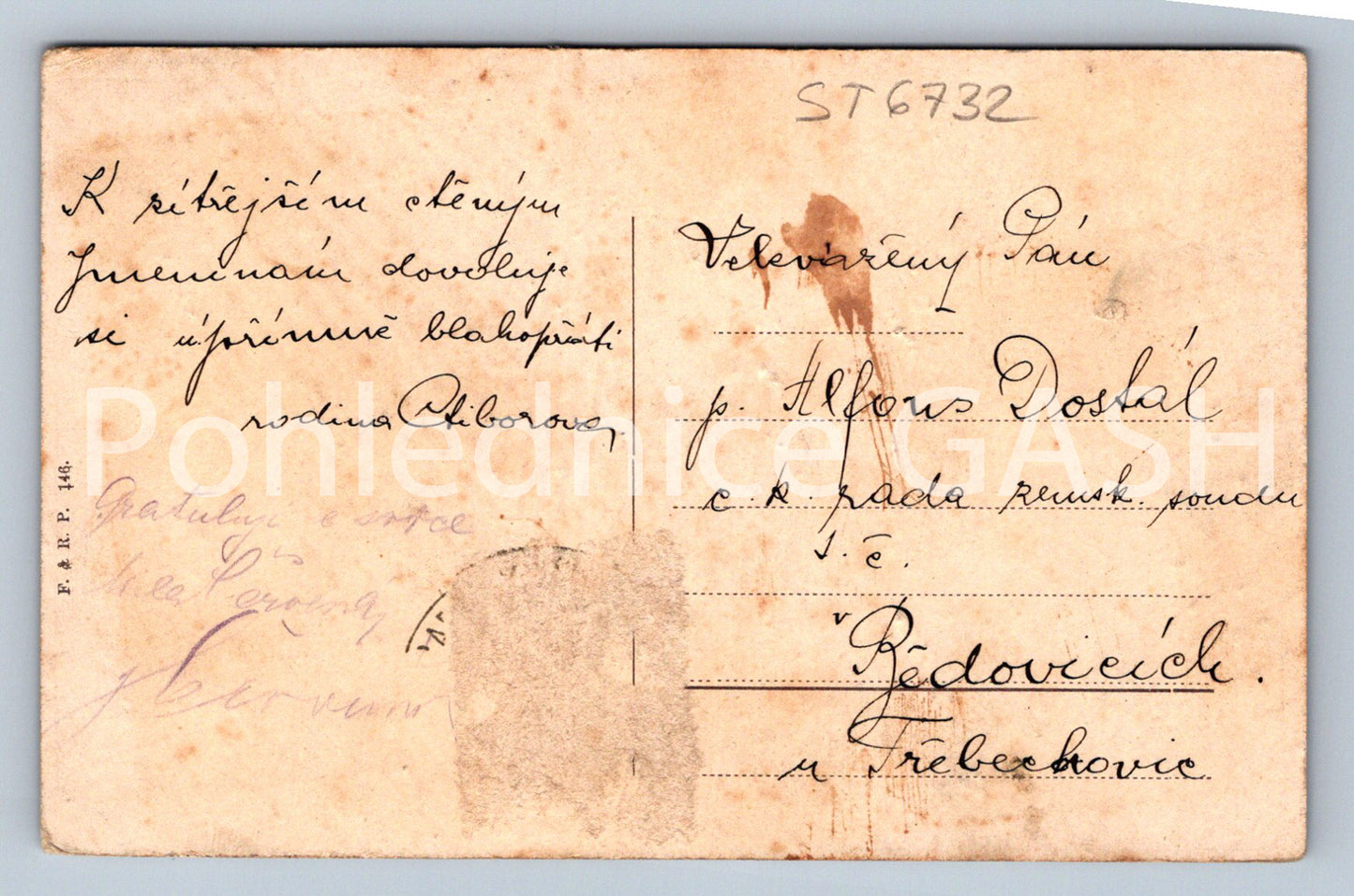 Postcard HRADEC KRÁLOVÉ - COLLAGE (ST6732)