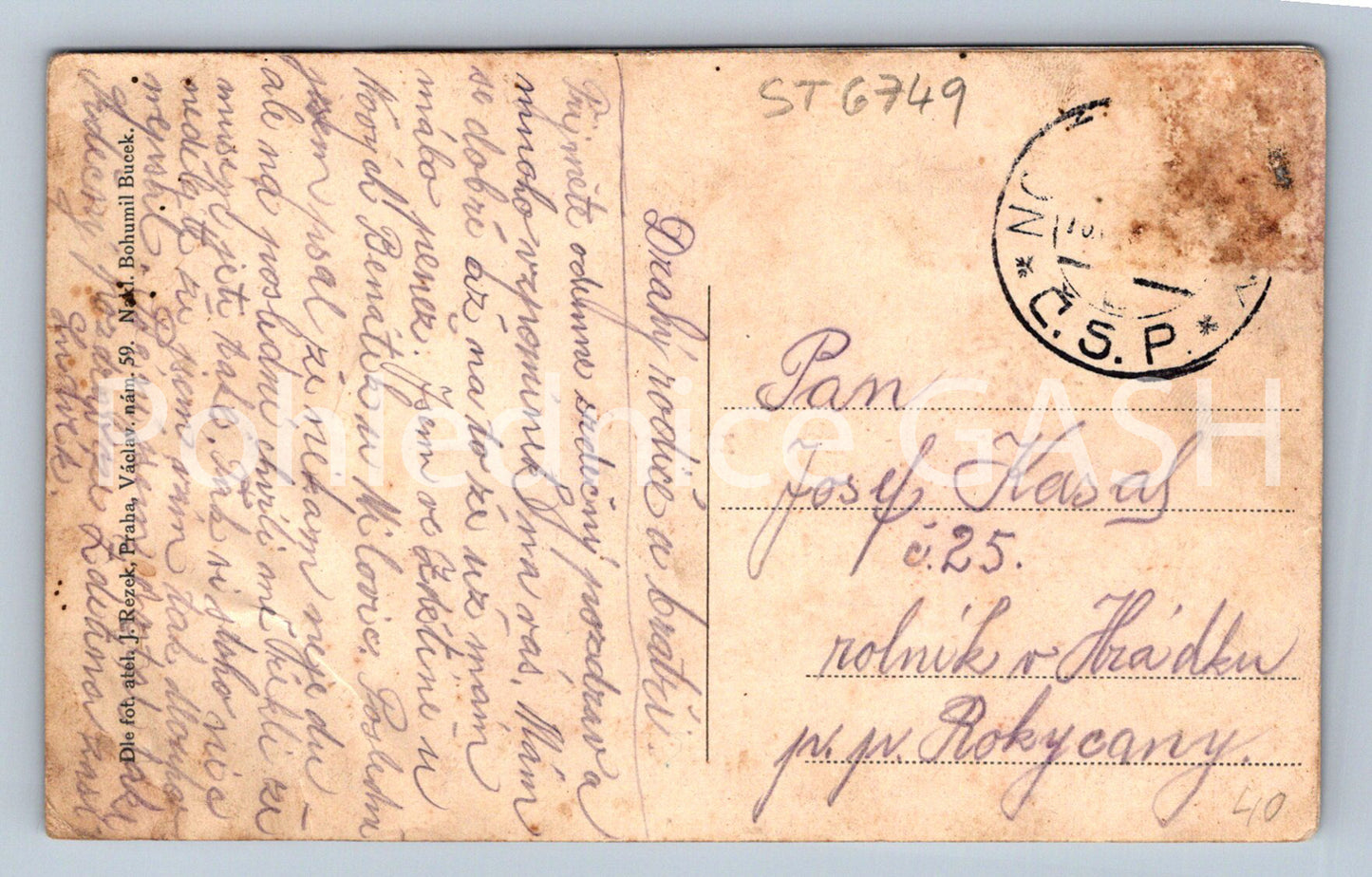 Postcard ZDĚTÍN - COLLAGE (ST6749)