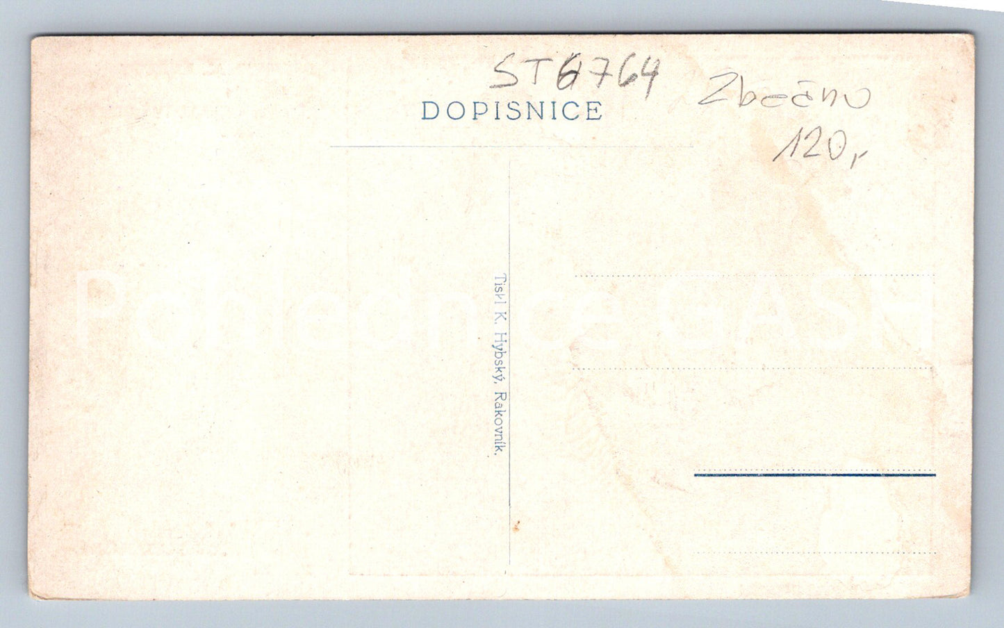 Postcard ACCORDING TO THE ORIGINAL BY AL. KALIVODA - BRICK (ST6764)