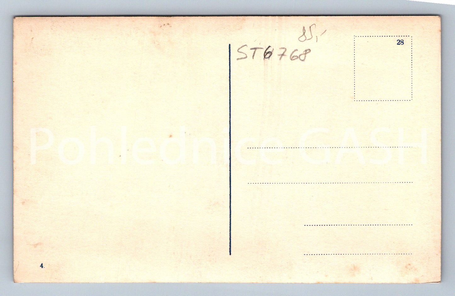 Postcard SLATINSKÉ MINES (ST6768)