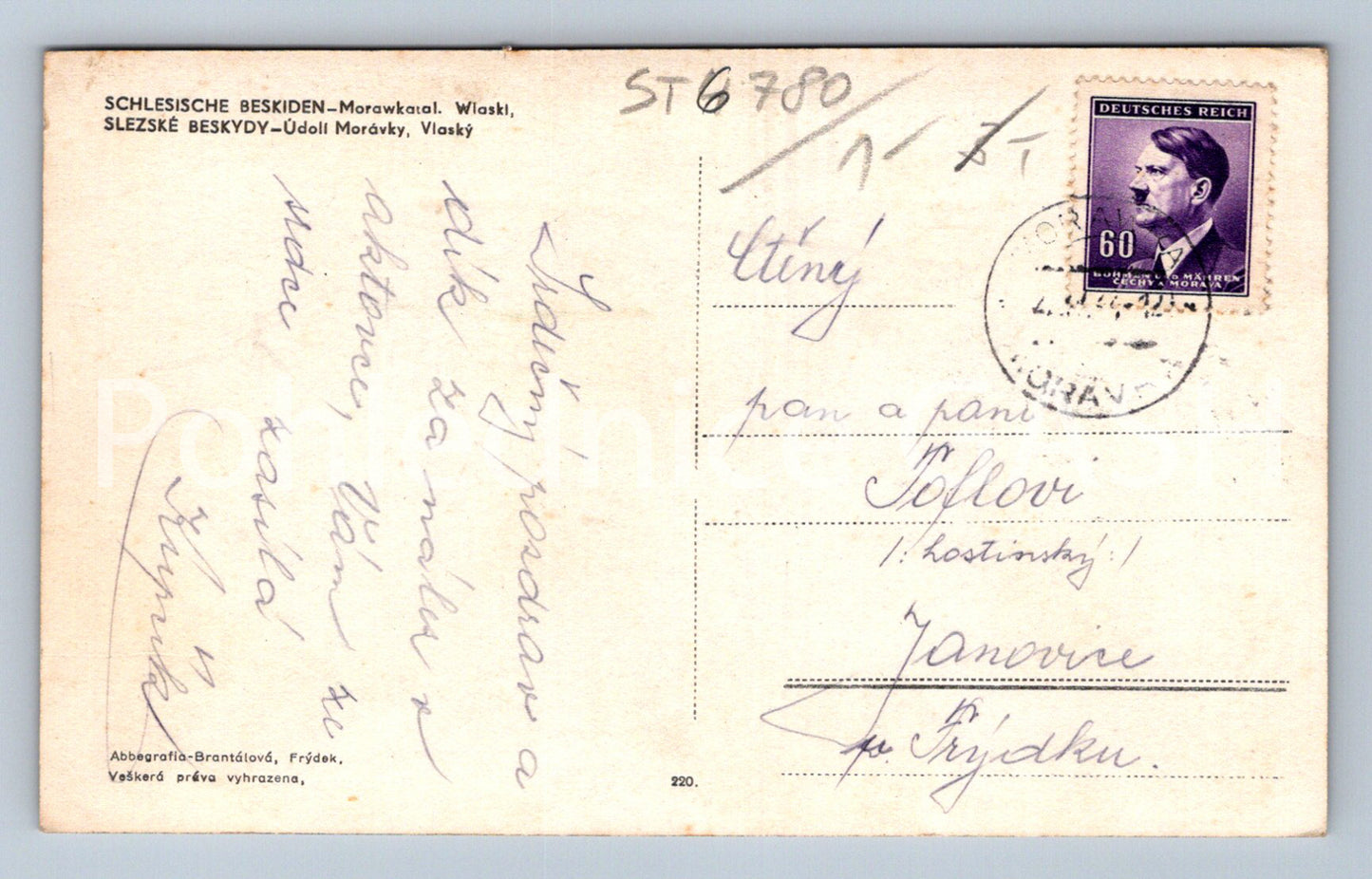Postcard SILESIA BESKYDY (ST6780)