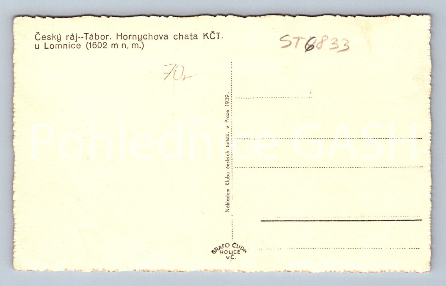 Postcard BOHEMIAN PARADISE (ST6833)