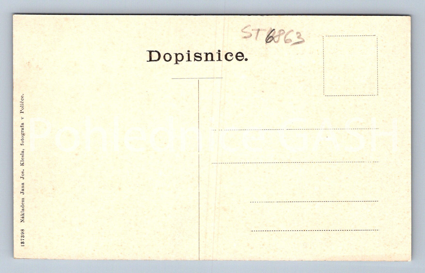 Postcard CZECH LOVE (ST6863)