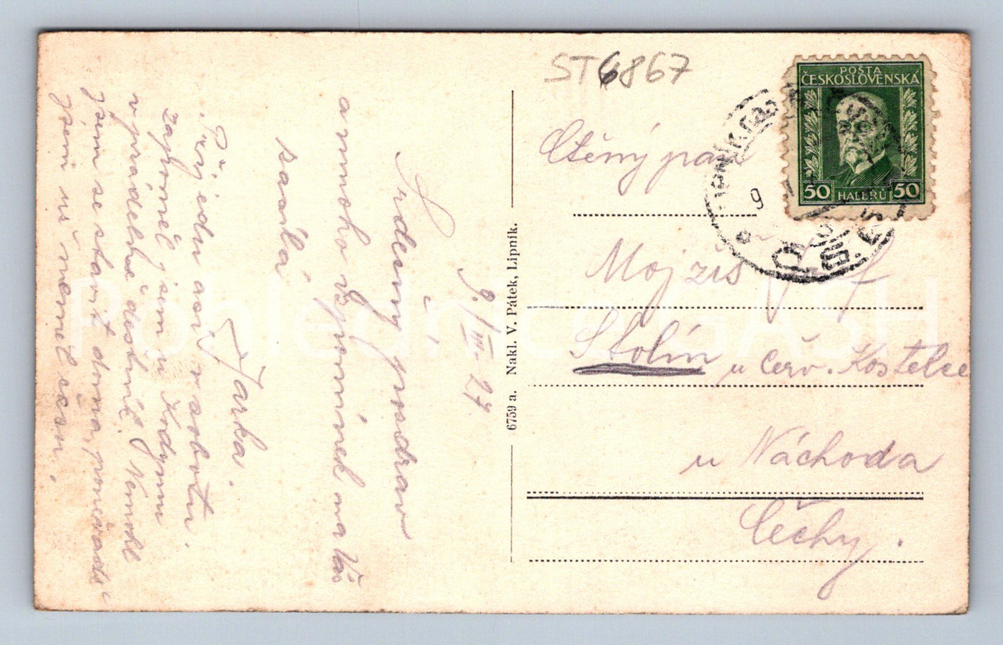 Postcard LIPNÍK (ST6867)