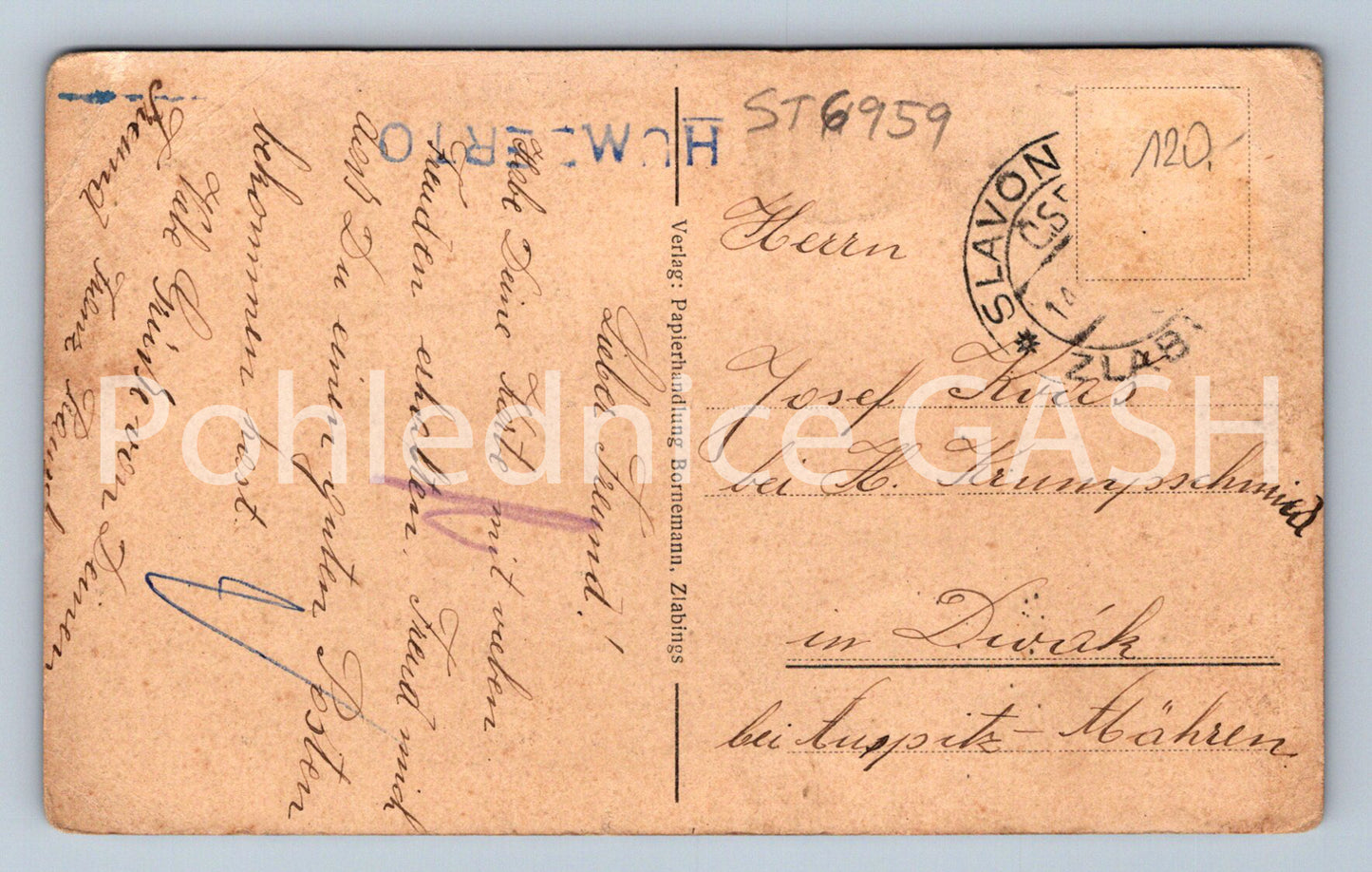 Postcard ZLABINGS (ST6959)