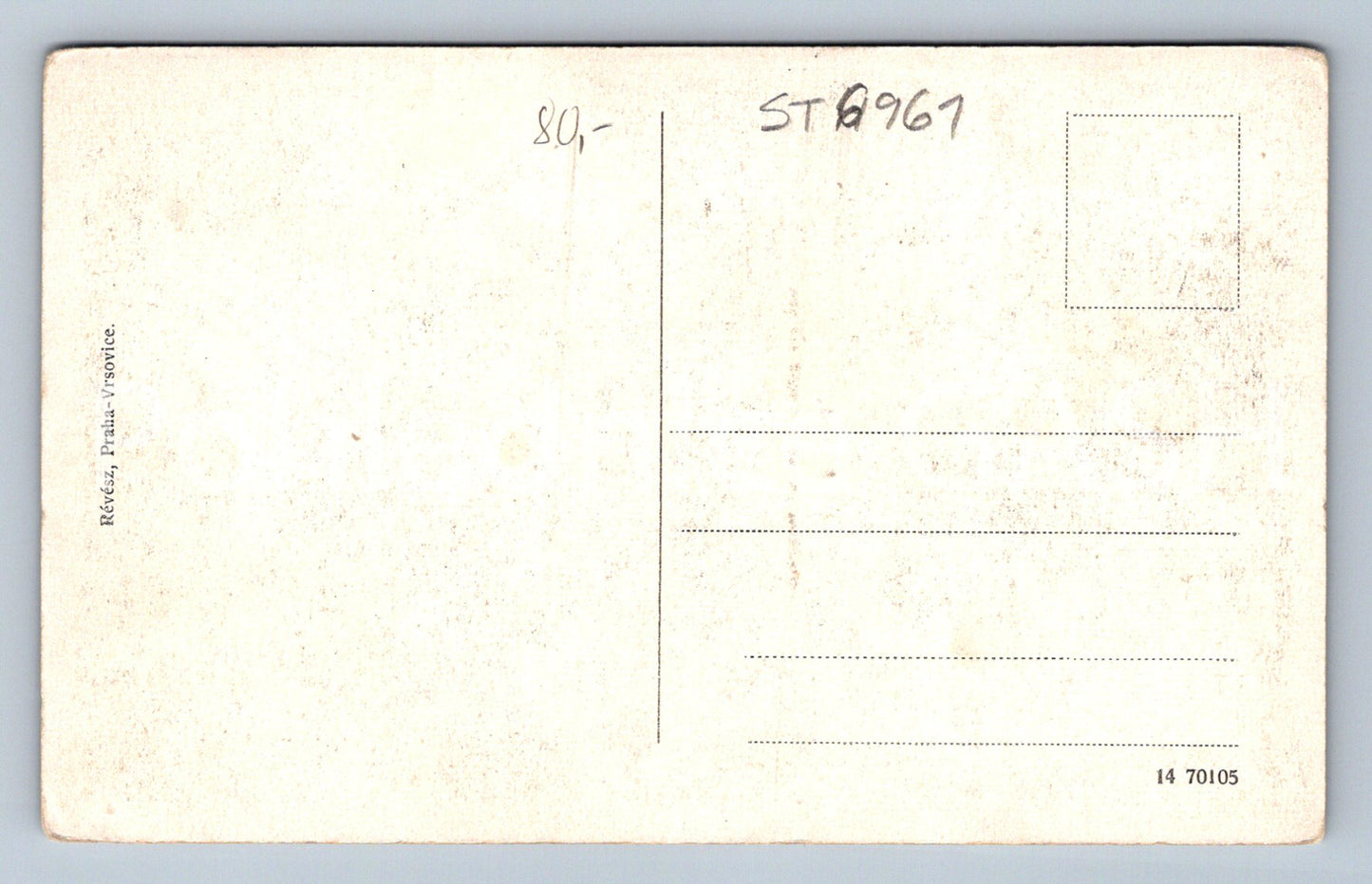 Postcard PRAGUE - HRADČANY (ST6961)