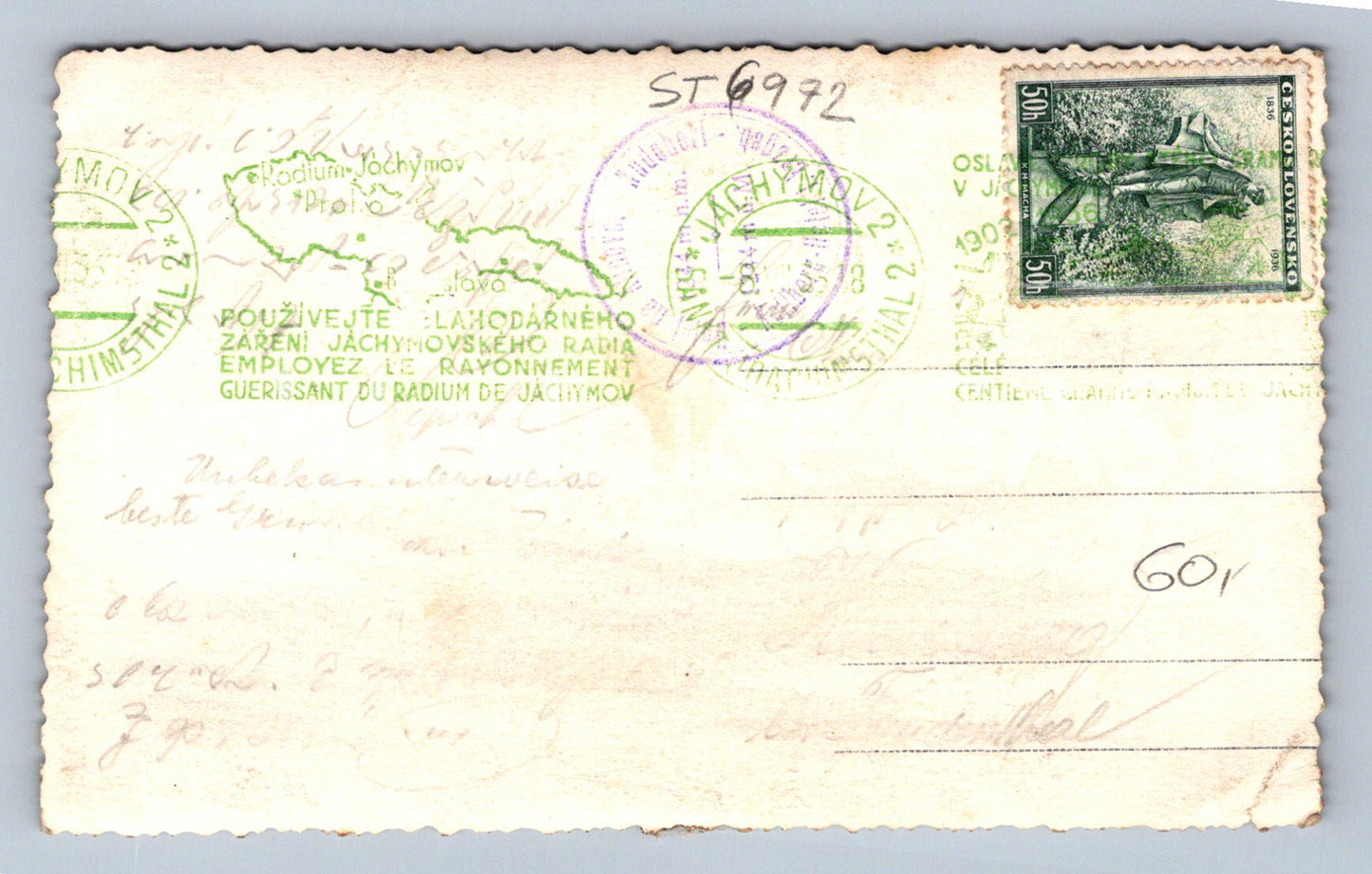 Postcard KLÍNOVEC (ST6972)