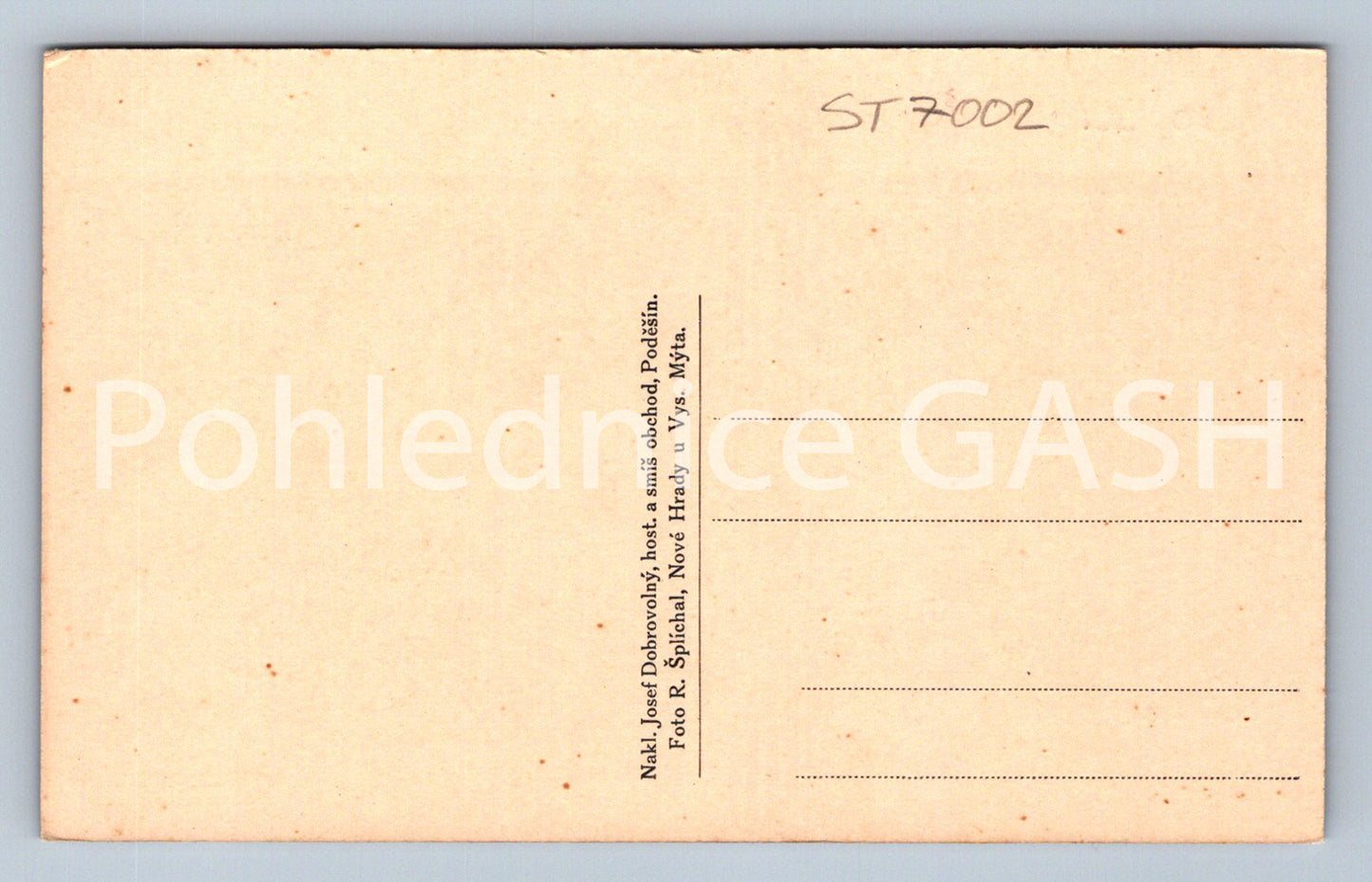 Postcard PODĚŠÍN (ST7002)