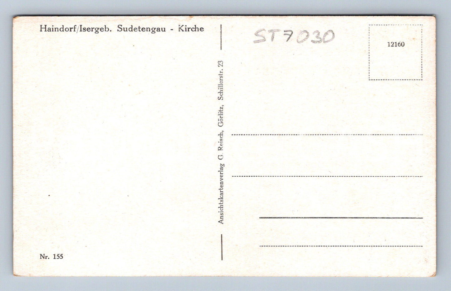 Postcard HAINDORF - CHURCH (ST7030)