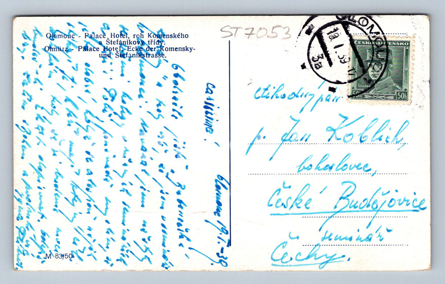 Postcard OLOMOUC (ST7053)