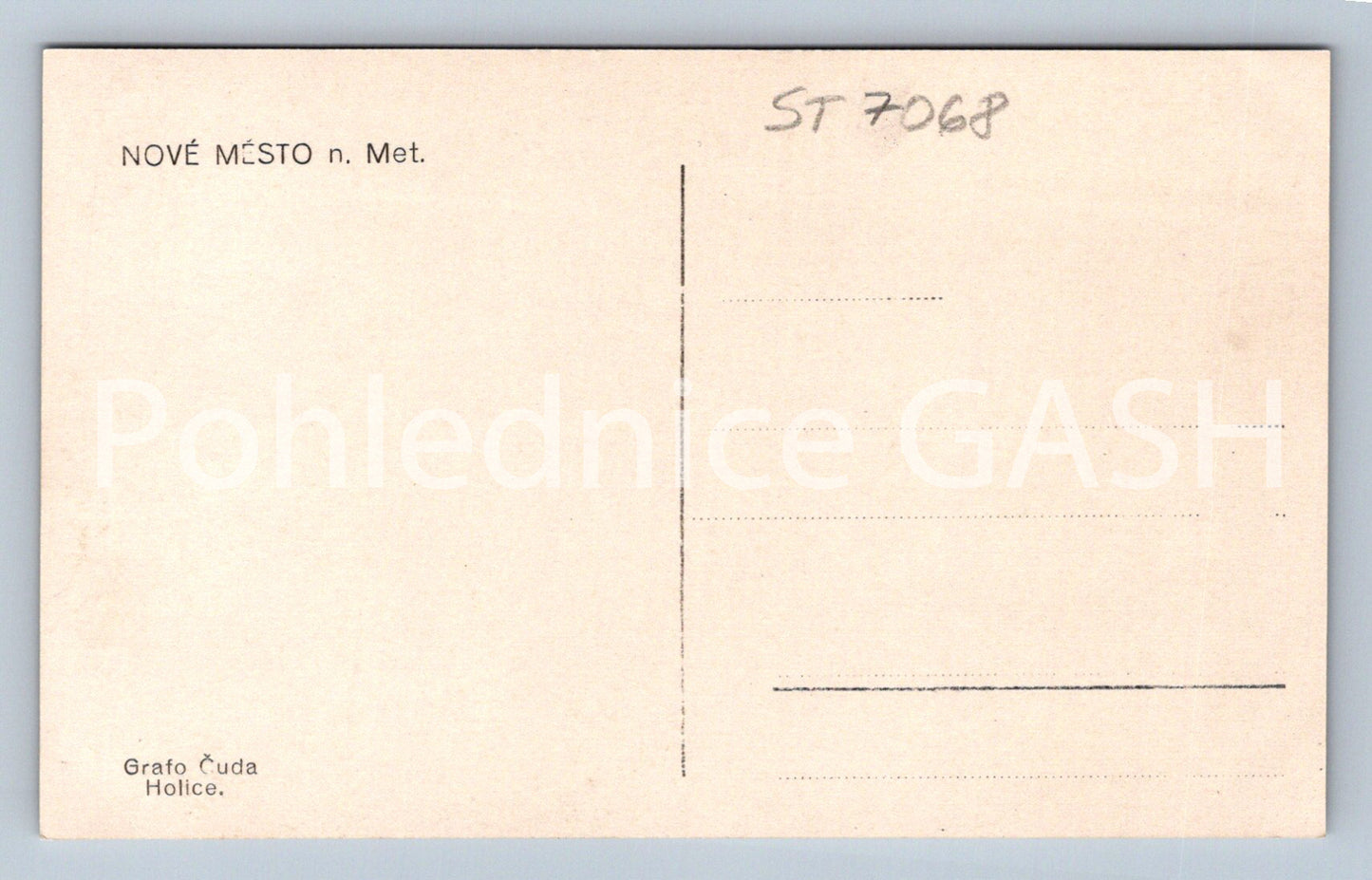 Postcard NEW TOWN OVER METUJI (ST7068)