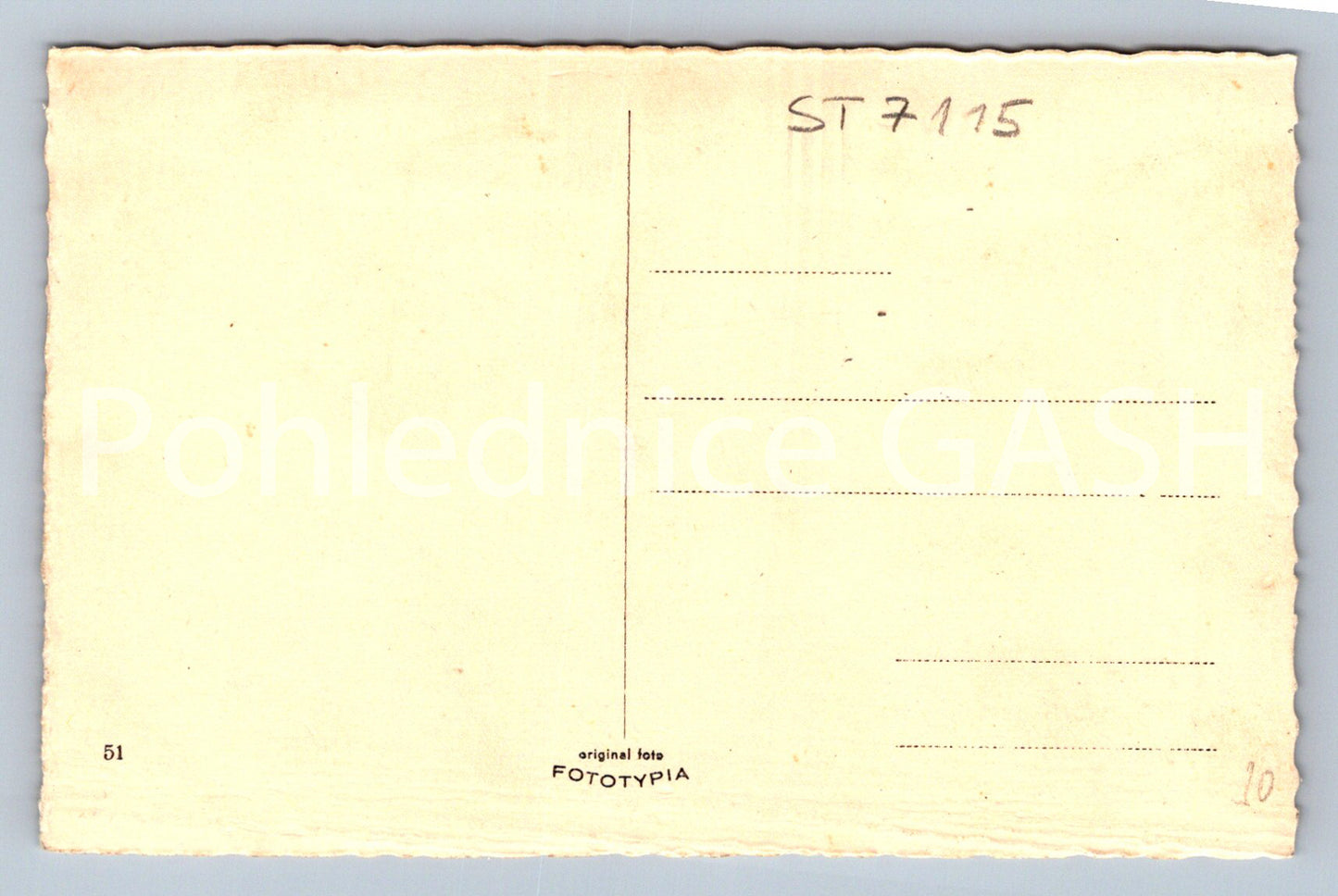 Postcard AT THE POND (ST7115)