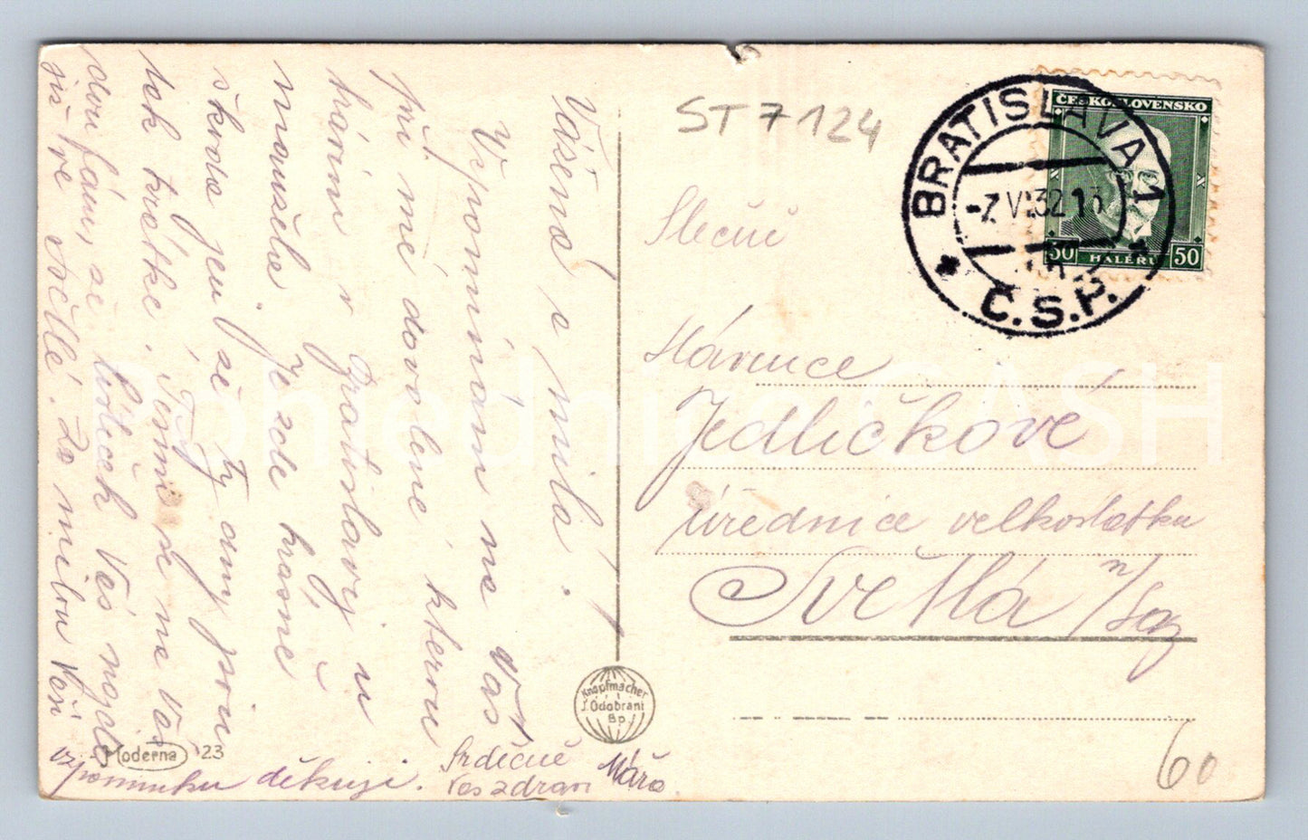 Postcard BRATISLAVA (ST7124)