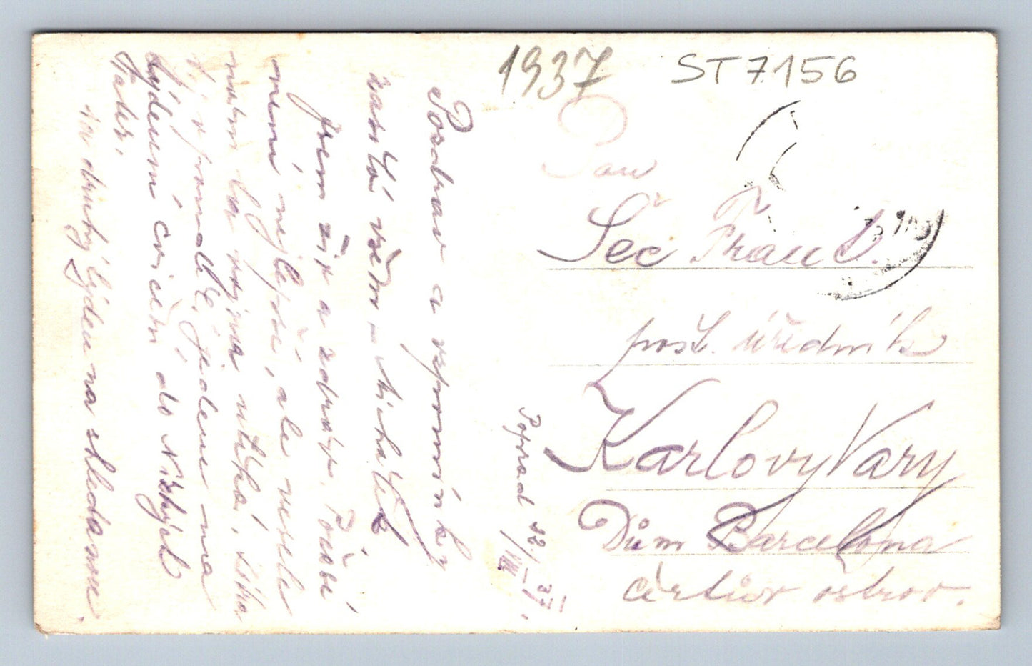 Postcard HIGH TATRAS (ST7156)