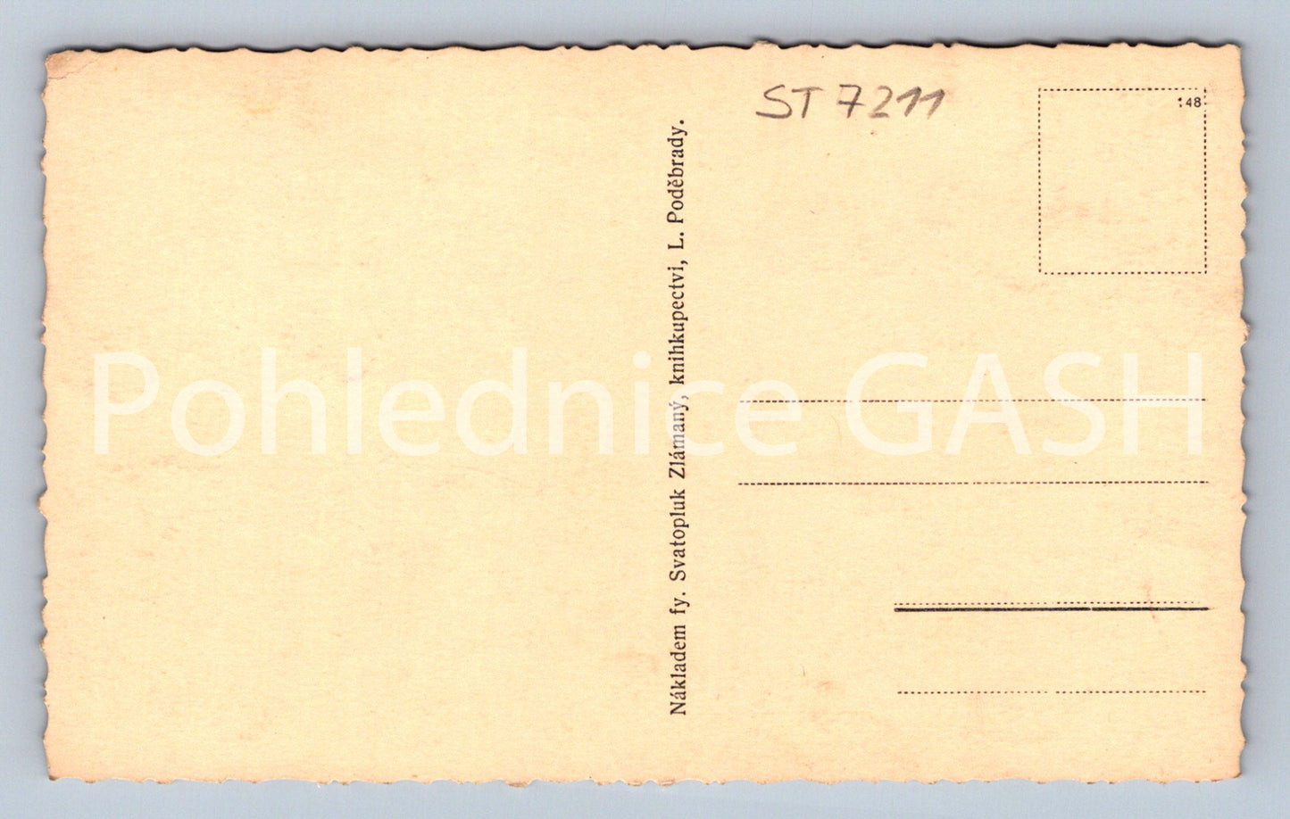 Postcard LÁZNĚ PODEBRADY (ST7211)