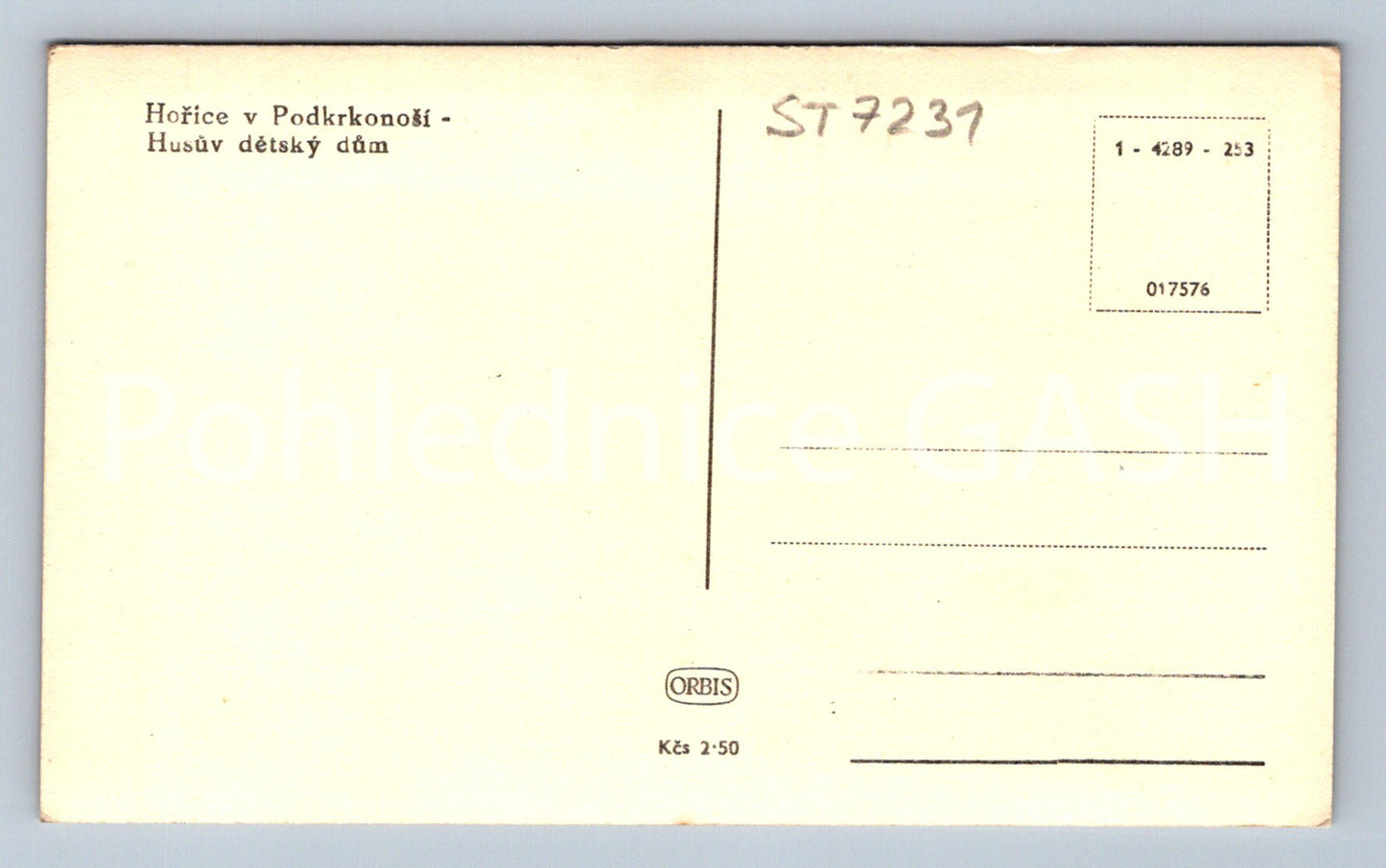 Postcard HOŘICE IN THE KRKONOS MOUNTAINS (ST7231)