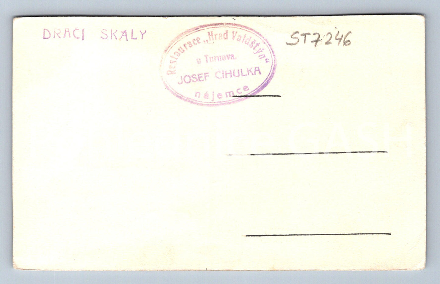 DRAGON ROCKS Postcard (ST7246)