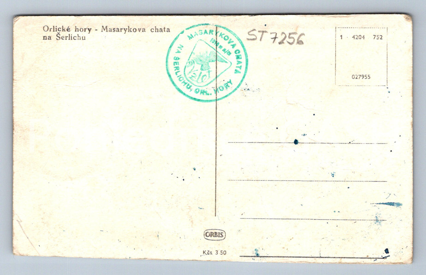 Postcard ORLICKÉ HORY (ST7256)