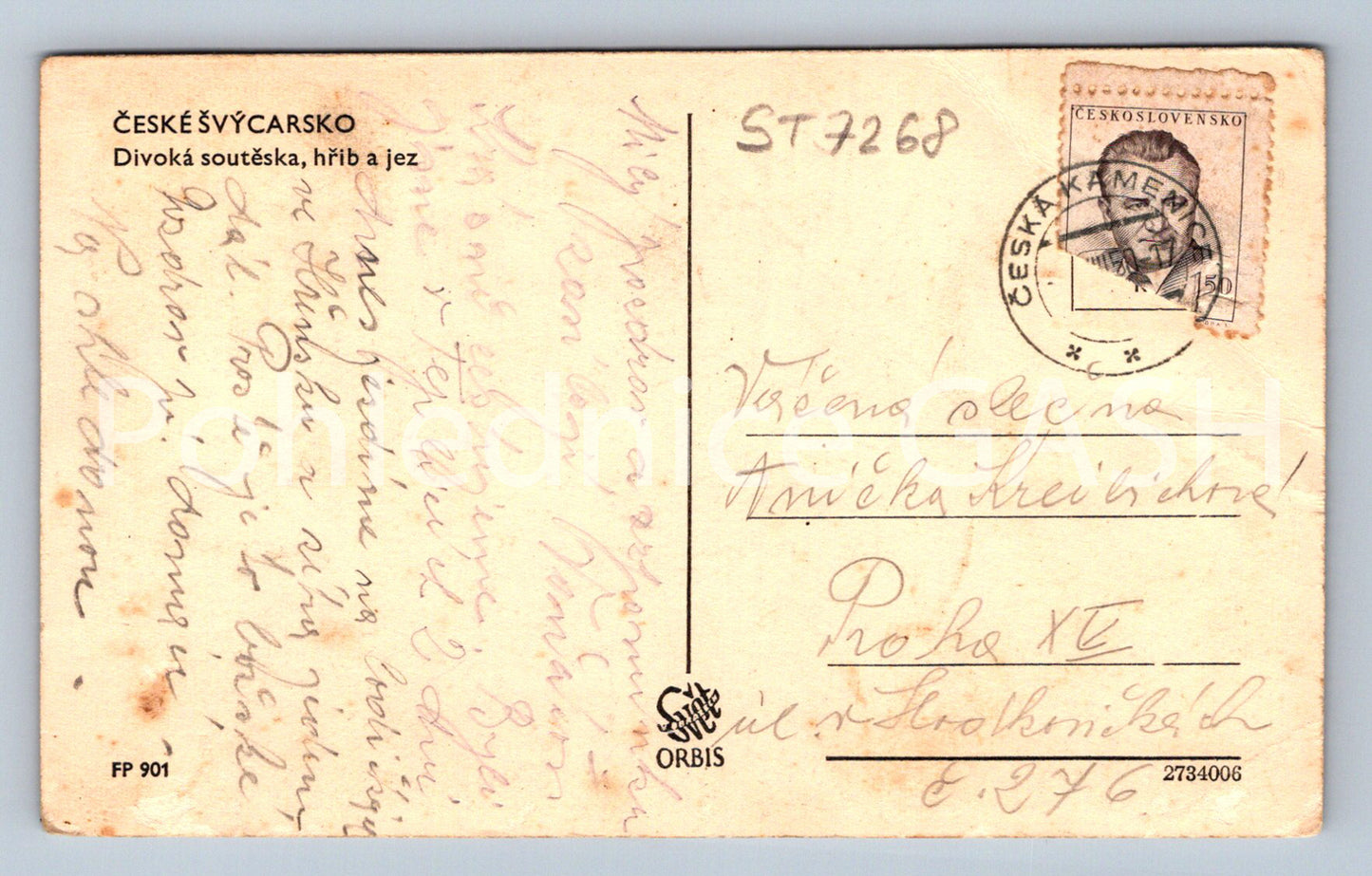 Postcard BOHEMIAN SWITZERLAND (ST7268)