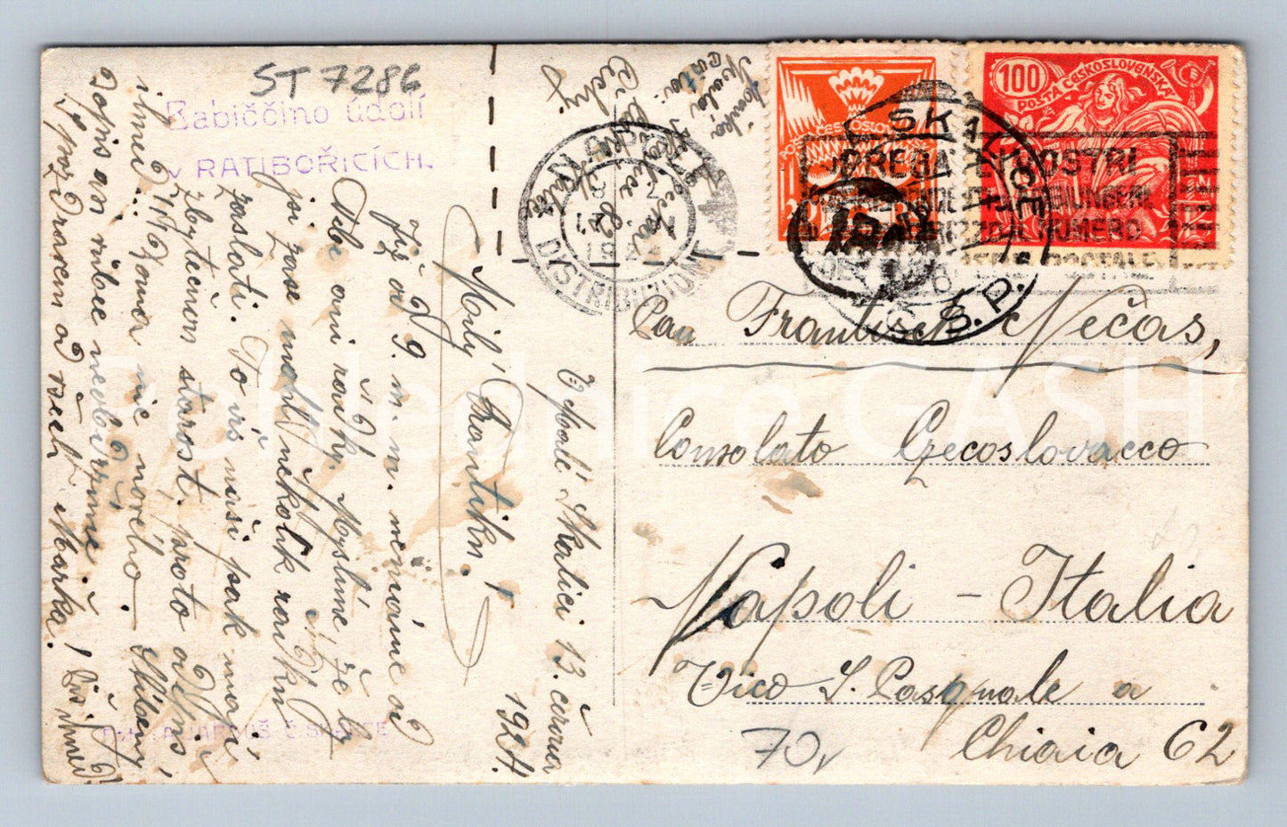 Postcard GRANDMA'S VALLEY IN RATIBOŘICE (ST7286)