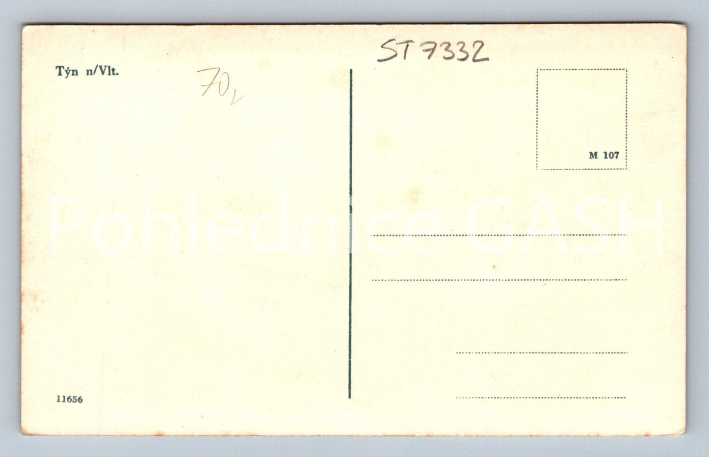 Postcard TYN NAD VLTAVOU (ST7332)