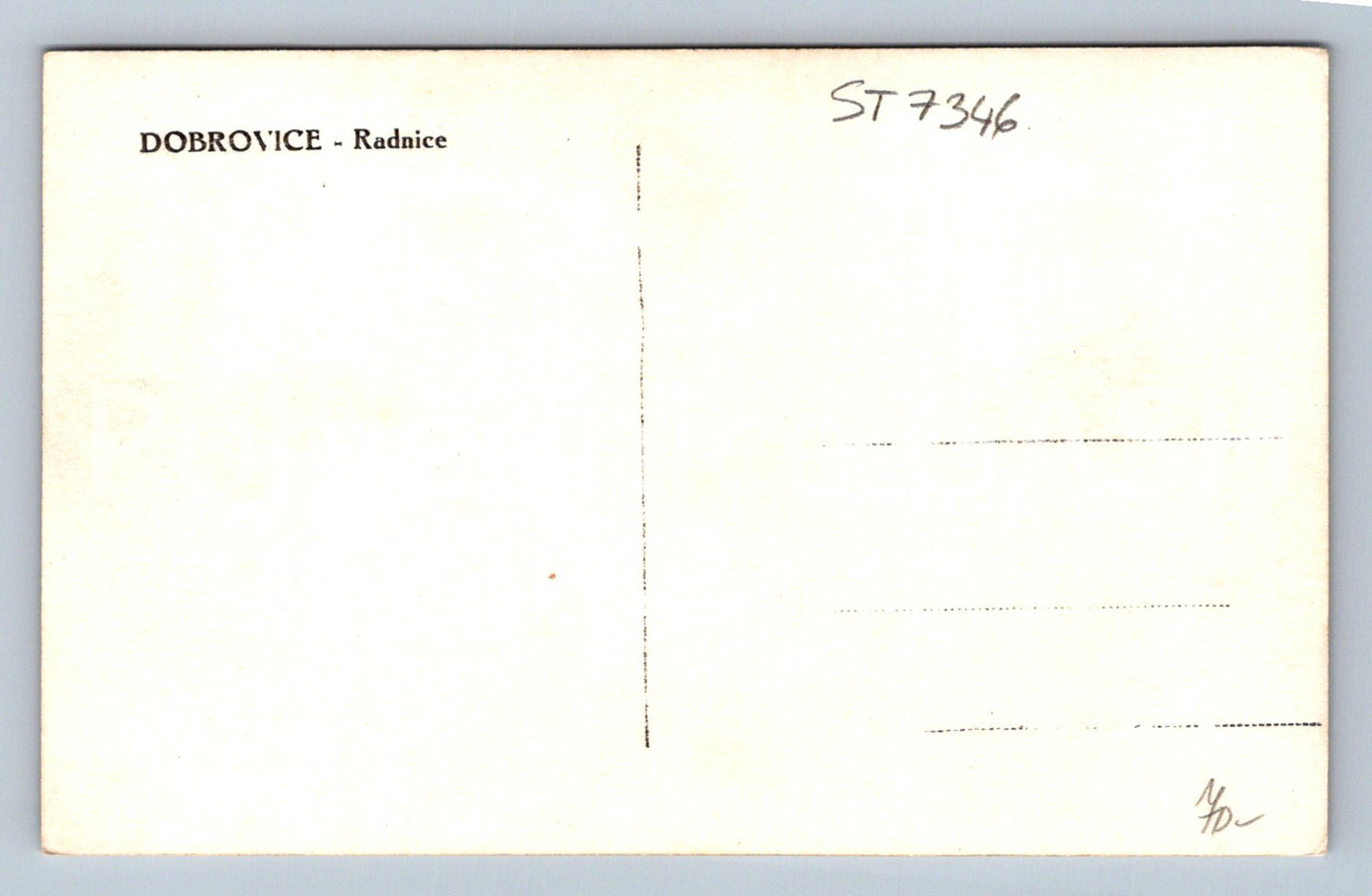 Postcard DOBROVICE - TOWN HALL (ST7346)