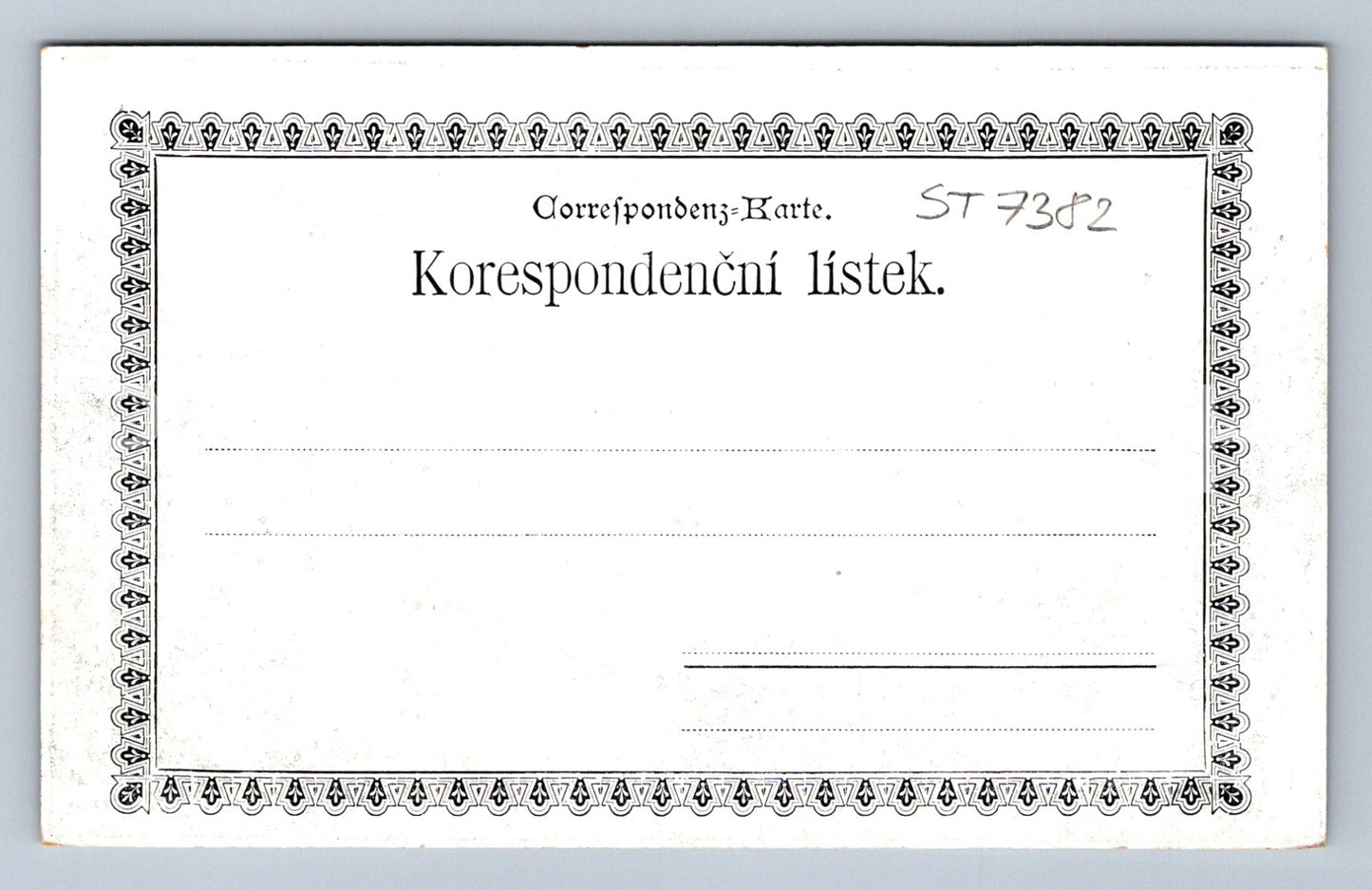 Postcard PRAGUE 100 YEARS AGO - LESSER TRANSKY SQUARE (ST7382)