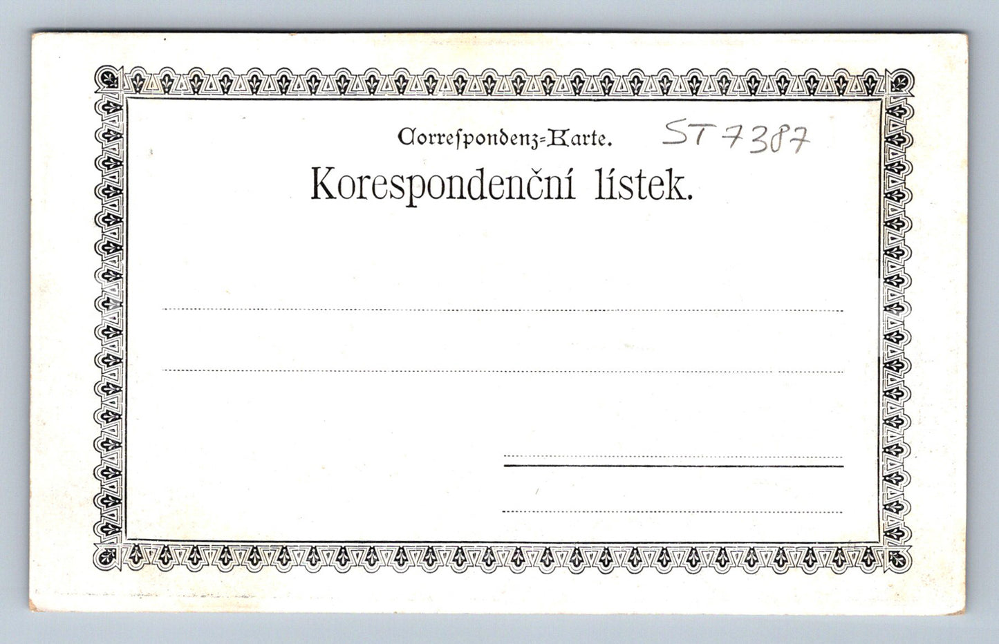 Postcard PRAGUE 100 YEARS AGO - KŘIŽOVNICKÉ NÁMĚSTÍ (ST7387)