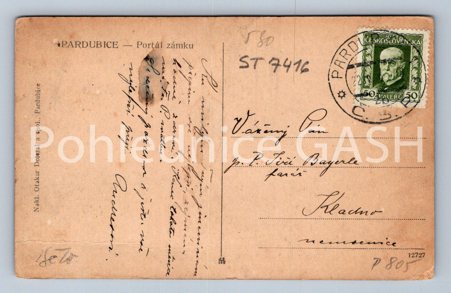 Postcard PARDUBICE (ST7416)