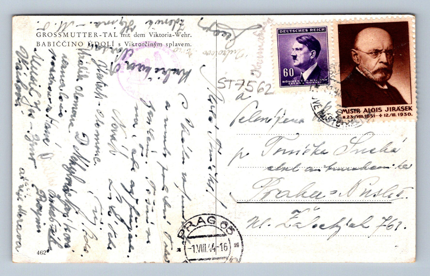 Postcard GRANDMA'S VALLEY WITH VIKTOR'S RAFT (ST7562)